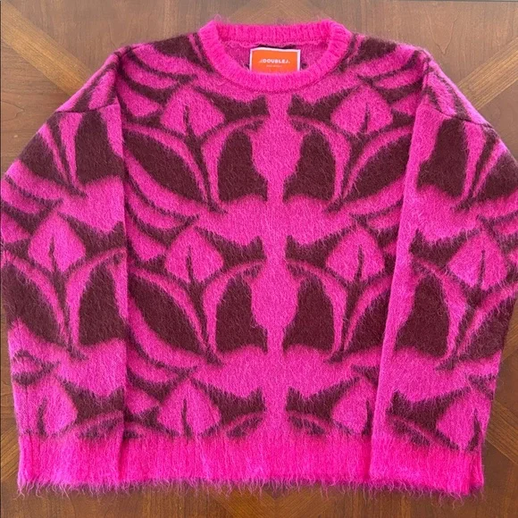 La DoubleJ Camden Jumper Bordeaux Fuchsia - Picture 8 of 12